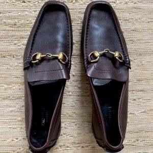 Gucci Leather Horsebit Loafers size 7.5B